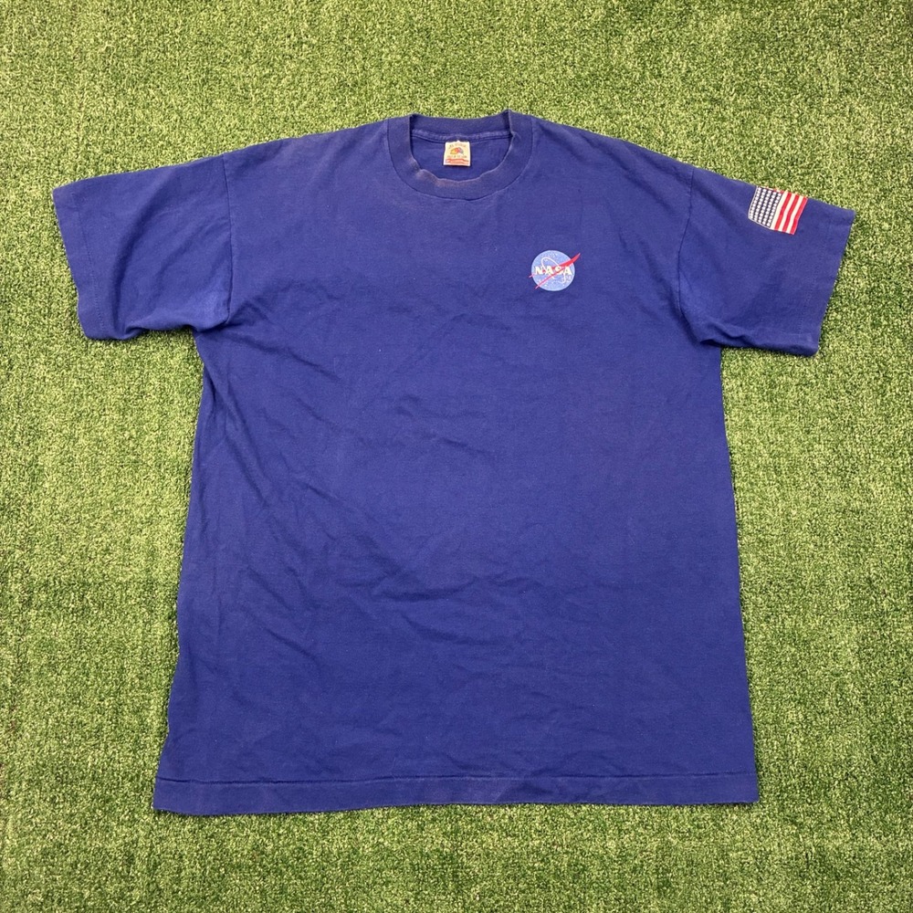 Vintage 90s Fruit of the Loom NASA Space Program Promo T-shirt